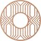 Ekena Millwork Empire Wood Fretwork Pierced Ceiling Medallion, Cherry, 18"OD x 6 5/8"ID x 3/8"T CMWP18X18X0375EPCH - alternate 3